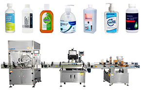 Liquid Bottle Filling Capping and Labeling Machine
