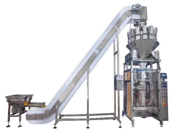 automatic pouch packing machine - Vertical Form Fill Seal Machine (Vffs) With 14 Head Weigher