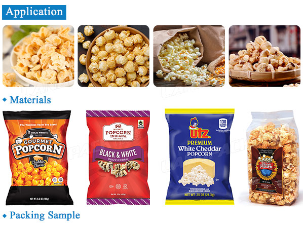 popcorn pouch packing machine