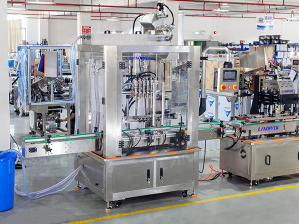 filling capping and labeling machine