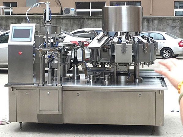 rotary vacuum premade pouch packing machine