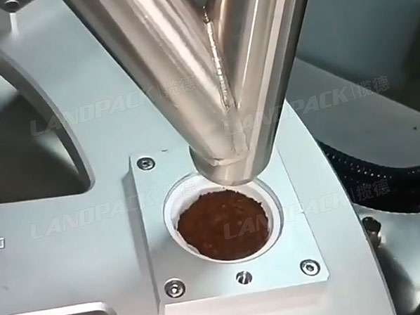 coffee capsule filling and sealing machine