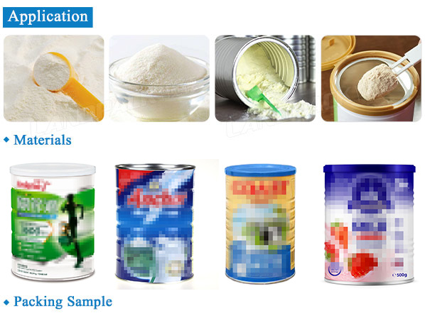 milk powder filling packing machine
