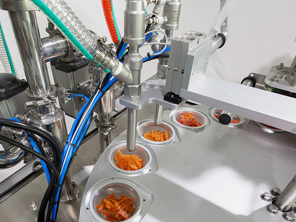 cup filling and sealing machine