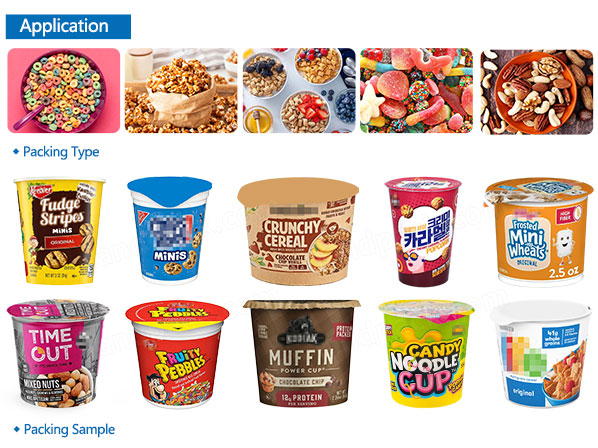 cup filling and sealing machine