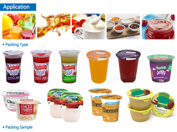 automatic cup filling and sealing machine