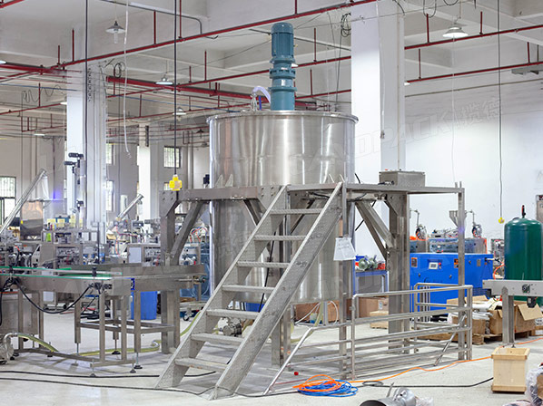 hand sanitizer filling line