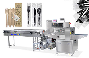 automatic plastic cutlery packing machine