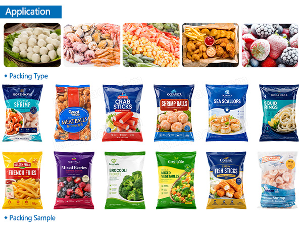 frozen food packing machine