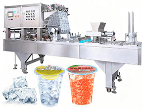 ice cube packing machine