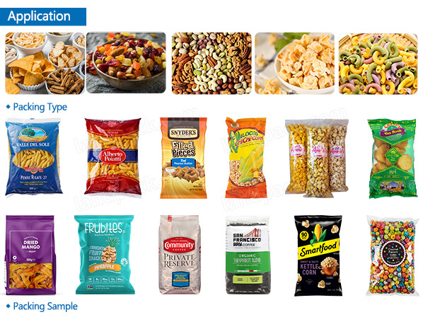 popcorn pouch packing machine