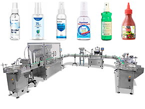 Full Automatic Bottle Filling Capping And Labeling Machine