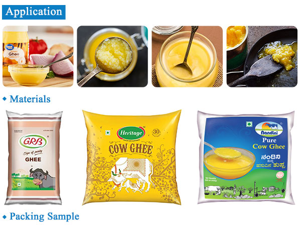 ghee pouch packing machine