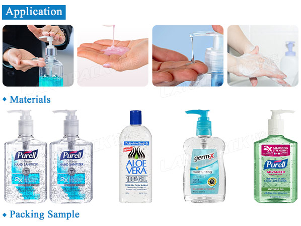 hand sanitizer gel filling machine