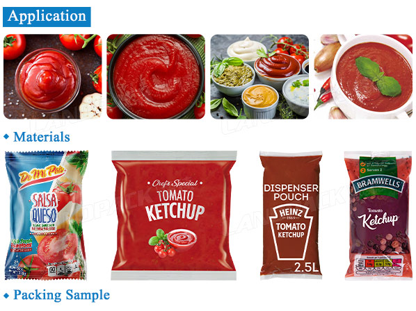 tomato sauce packing machine