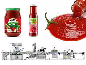 tomato sauce bottle filling machine