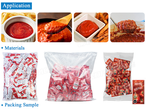 ketchup small sachet packing machine