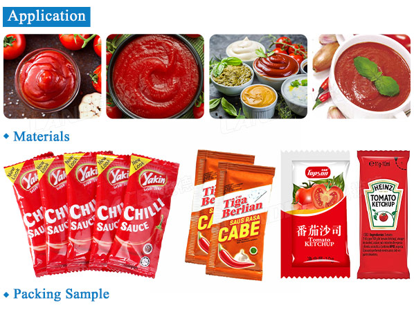 ketchup sachet packing machine