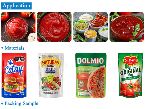 tomato sauce packing machine