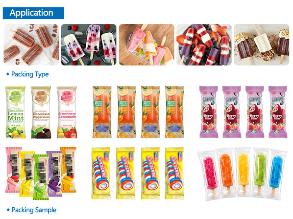 popsicle wrapper machine