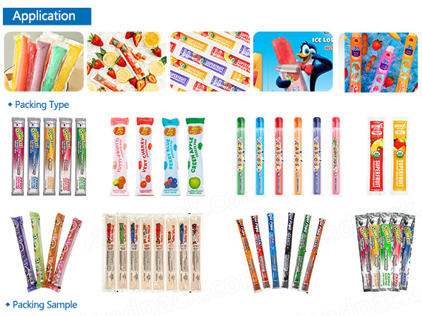 freeze pop packaging machine