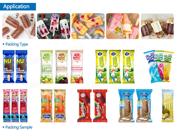 ice cream bar packaging machine
