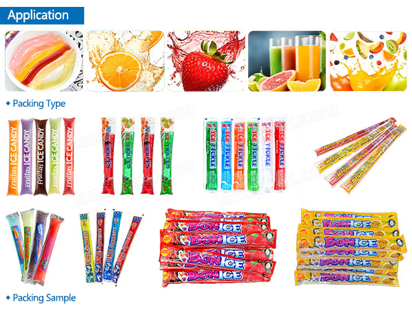 freeze pop packaging machine