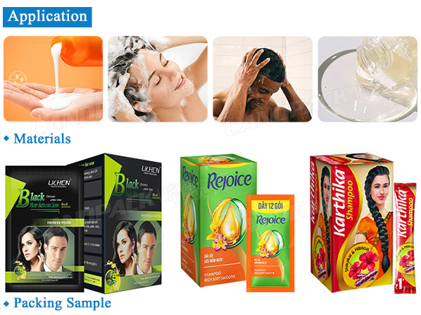 shampoo sachet packing machine