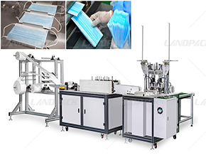 surgical mask making machine with packing