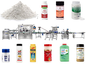 pharma powder filling machine