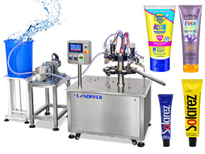 glue tube filling and sealing machine