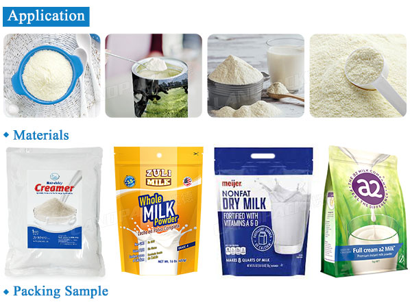 milk powder bags packing machine