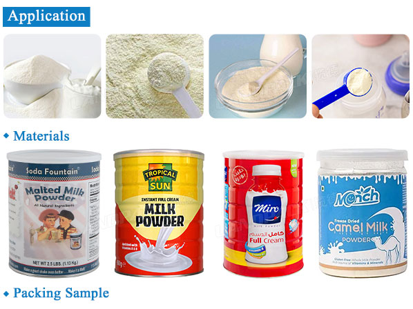 milk powder filling machine