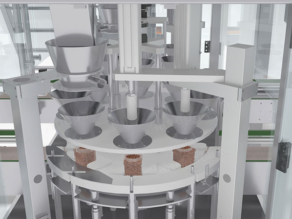 spice jar filling machine