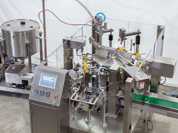 automatic rotary pouch packing machine