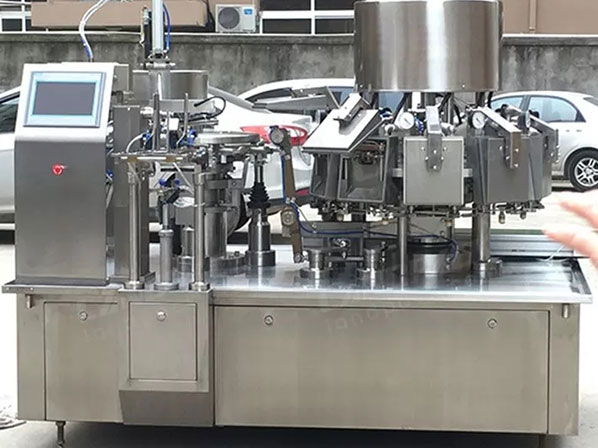 rotary vacuum premade pouch packing machine