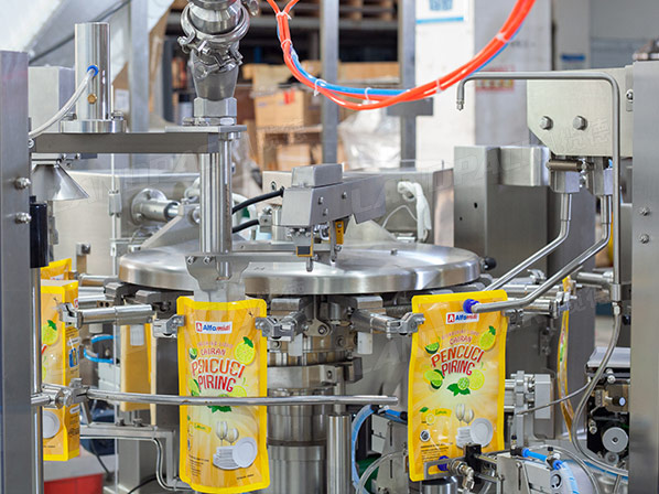 juice spout pouch filling machine