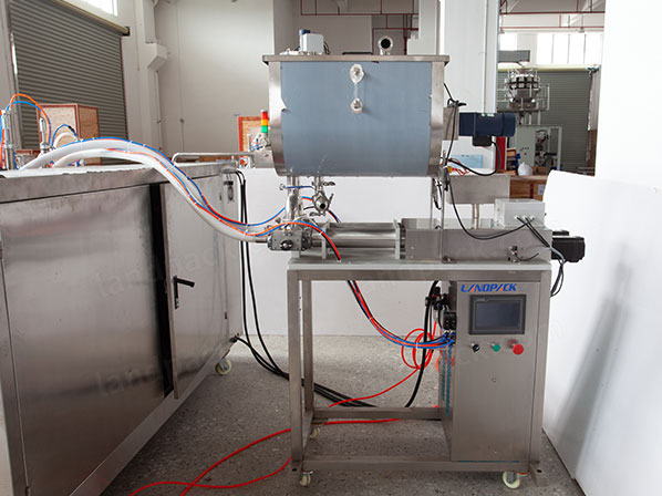 automatic spout pouch filling machine