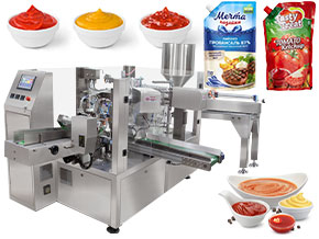 pouch with spout filling machine