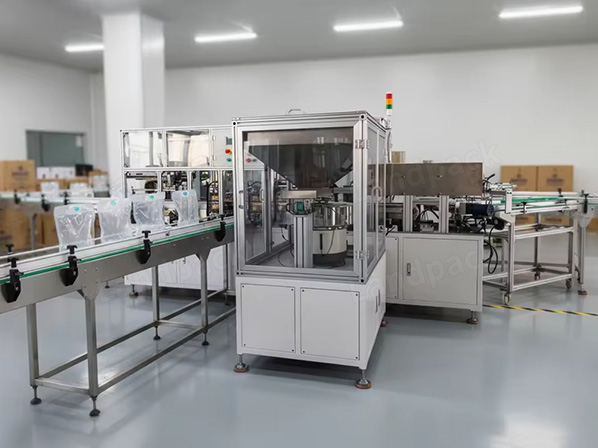 spout insert machine