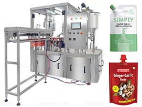 spout pouch filling machine