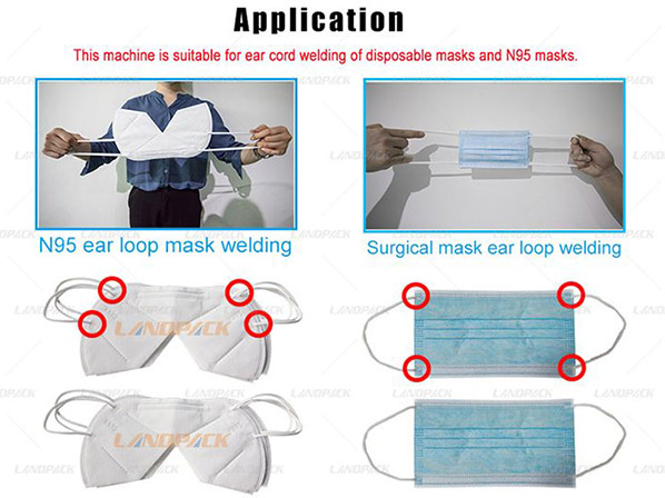 face mask welding machine