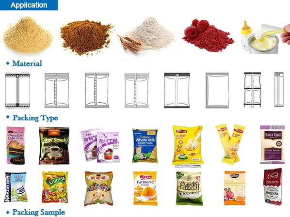 powder pouch packing machine