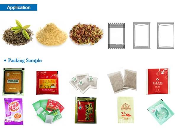 Small tea bag packing machine